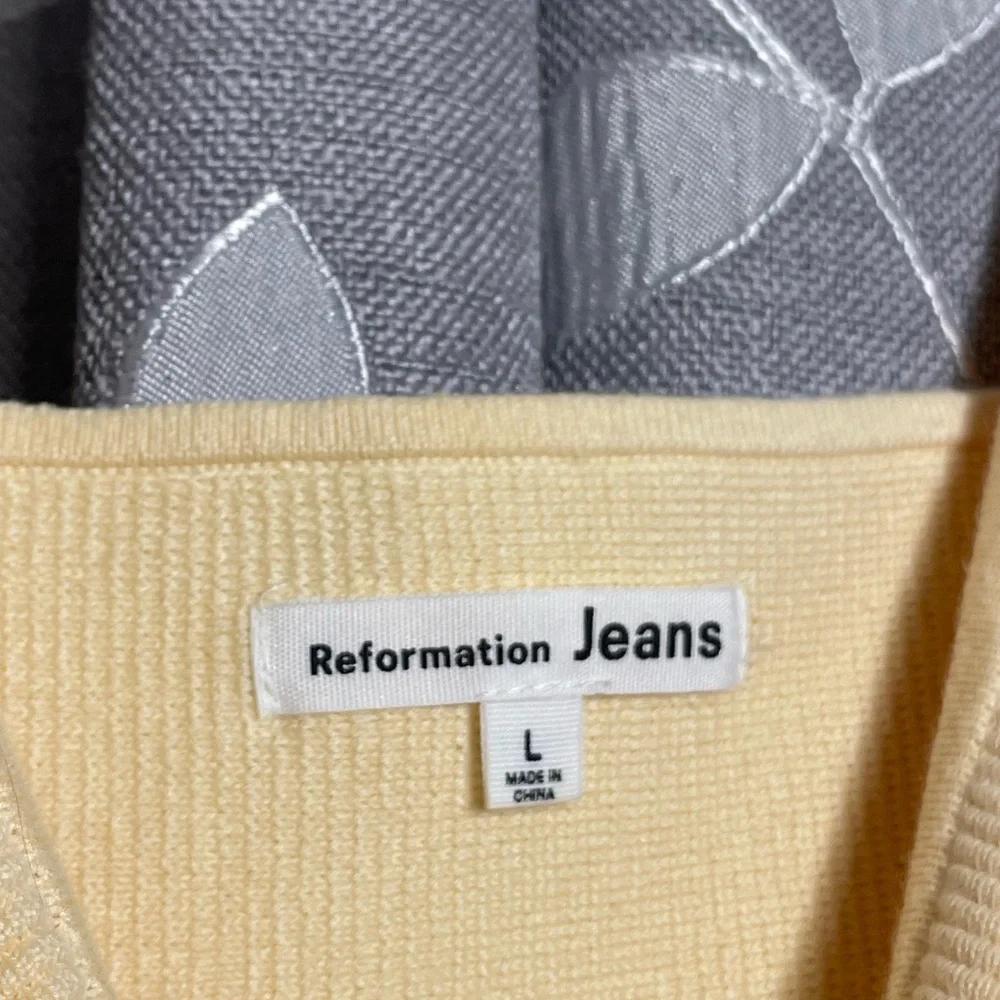 Reformation Julia Ribbed Sweater Tank